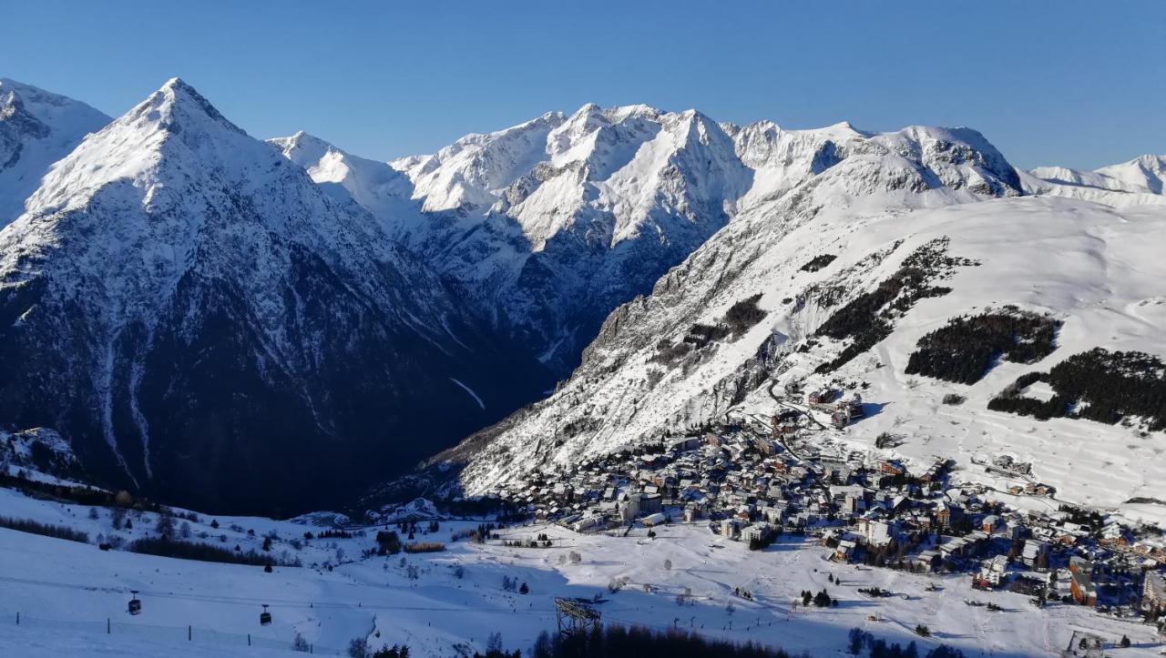 T2 Meuble Tourisme 3 Etoiles, Pied Des Pistes-Parking Prive Avec Balcon Et Superbe Vue Lejlighed Les Deux Alpes Eksteriør billede