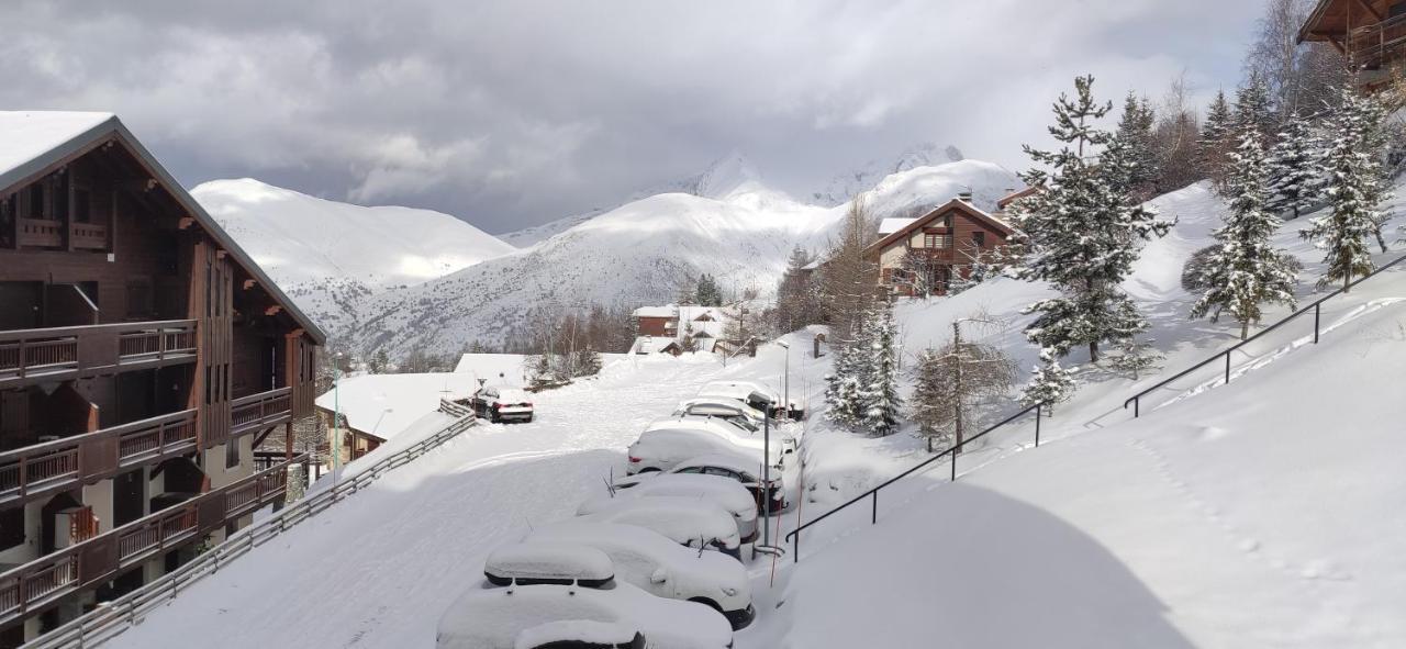 T2 Meuble Tourisme 3 Etoiles, Pied Des Pistes-Parking Prive Avec Balcon Et Superbe Vue Lejlighed Les Deux Alpes Eksteriør billede