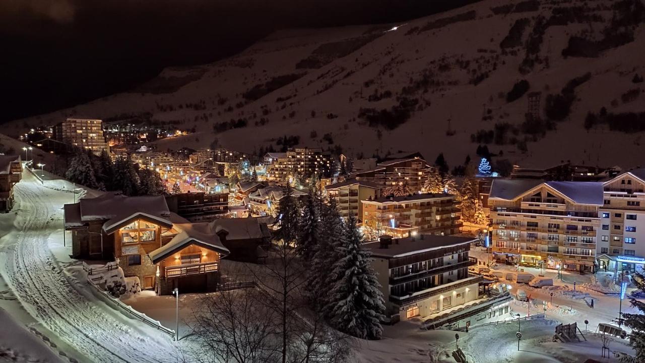 T2 Meuble Tourisme 3 Etoiles, Pied Des Pistes-Parking Prive Avec Balcon Et Superbe Vue Lejlighed Les Deux Alpes Eksteriør billede